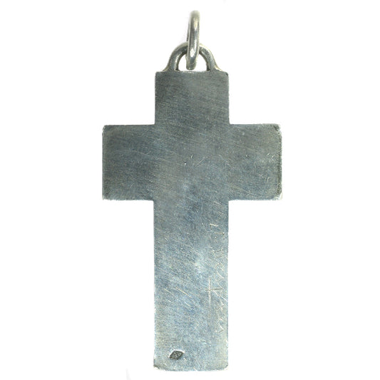 Vintage Jean Després Silver Cross Pendant