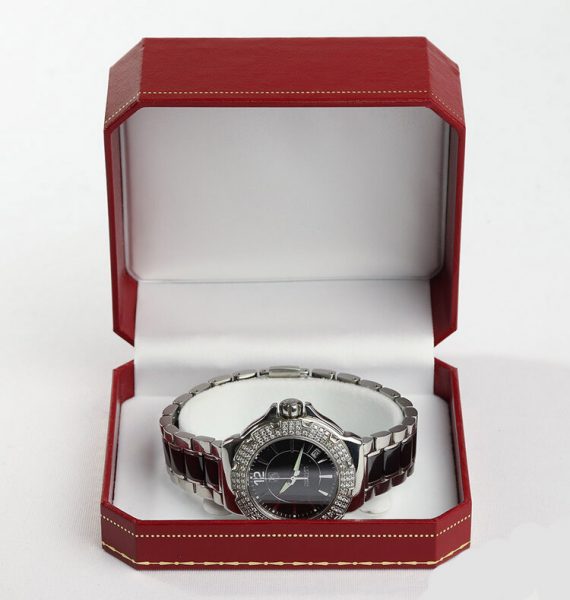 Tag Heuer Formula 1 Ladies Watch with Original Factory Set Diamond Bezel, on a ceramic and stainless steel bracelet with push button clasp