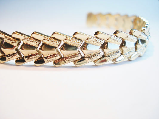 Vintage Gold Link Bracelet