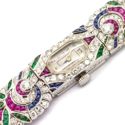 Vintage Tutti Frutti Diamond Cocktail Watch