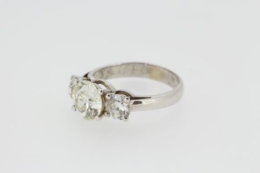 Three Stone Diamond Trilogy Ring