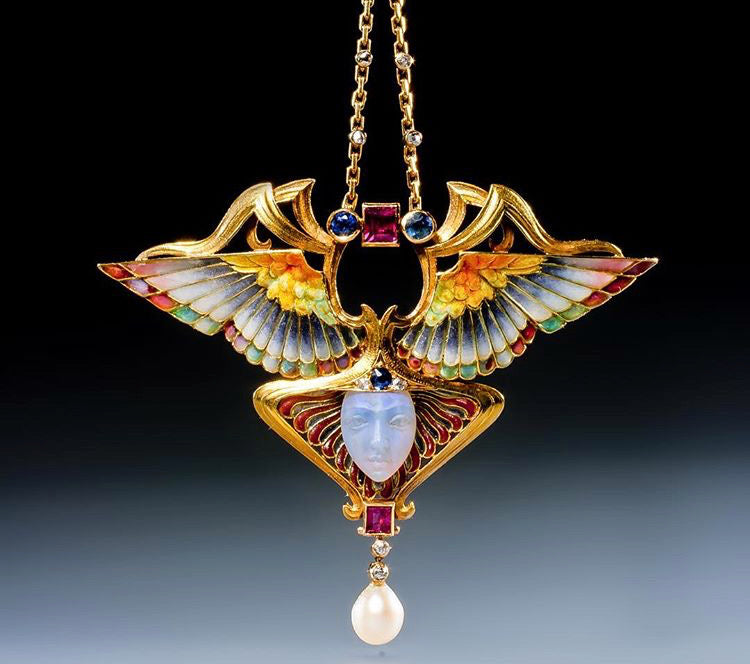 Epoque Fine Jewels Philippe Wolfers Pendant TEFAF FAIR MAASTRICHT 2019