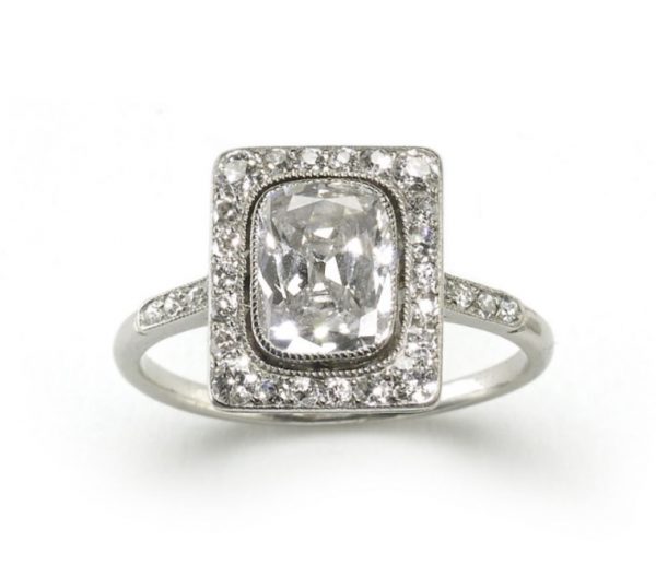 edwardian diamond ring