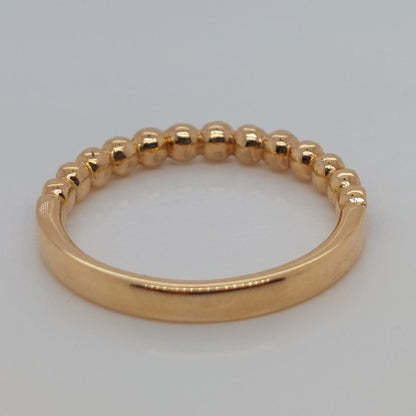 0.34ct Ruby and Diamond 18ct Rose Gold Eternity Ring