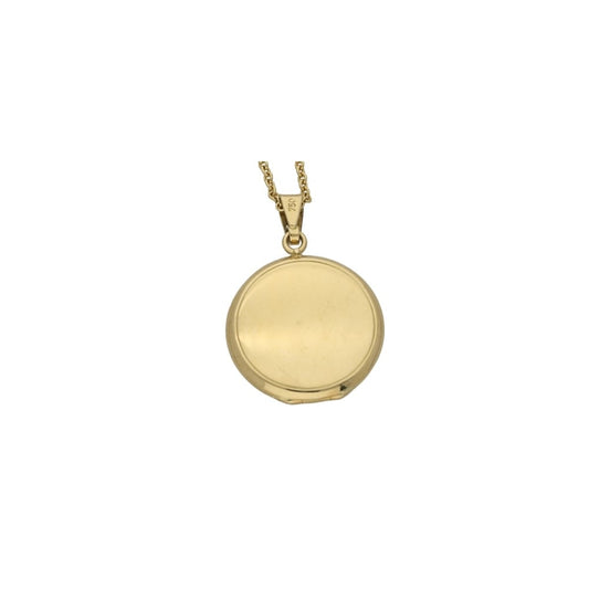 Solid 18ct Yellow Gold Locket Pendant