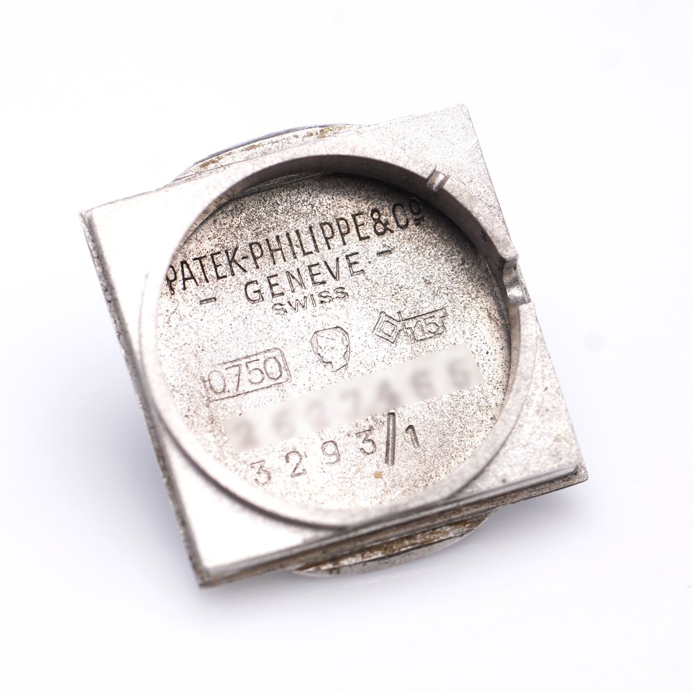 Vintage 1950s Patek Philippe 18ct White Gold Watch square dial