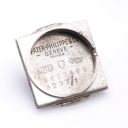 Vintage 1950s Patek Philippe 18ct White Gold Watch square dial