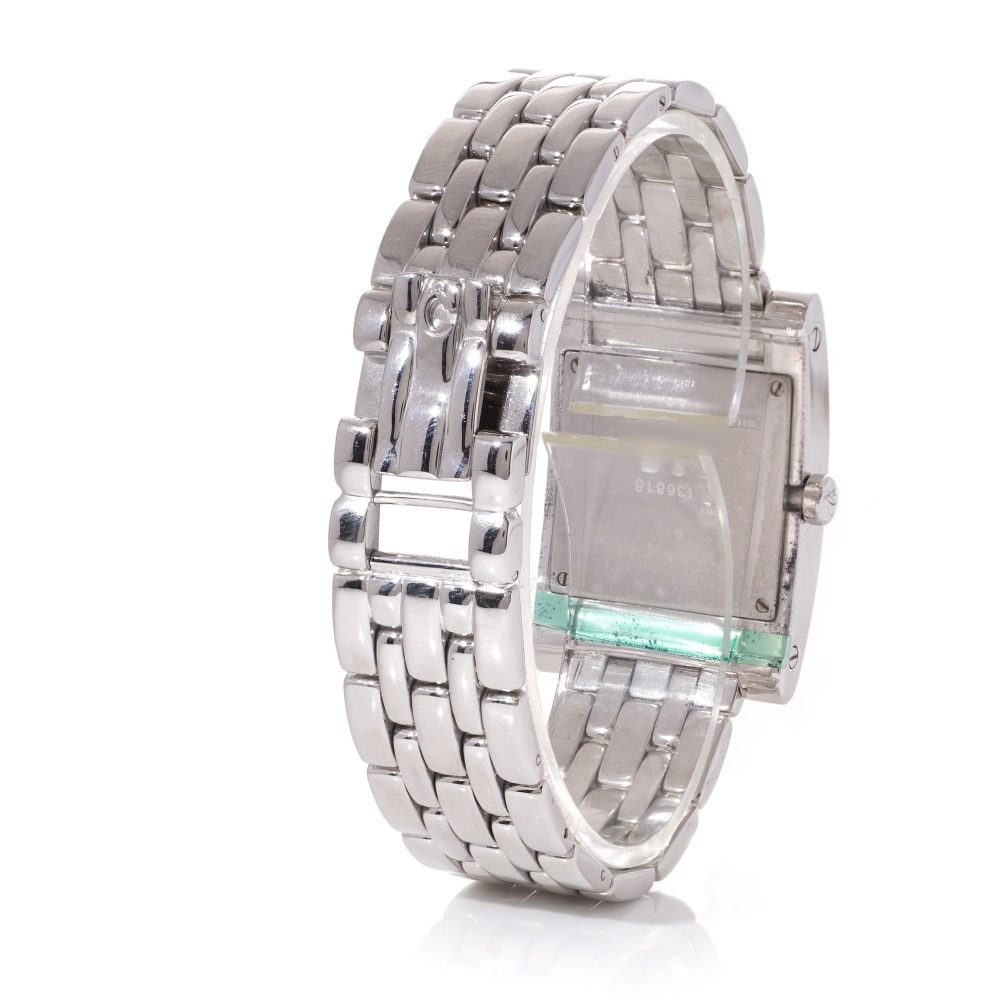 Chopard H 18ct White Gold Diamond Watch Box Papers 3.48 carat total