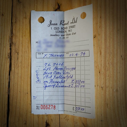 Vintage Patek Philippe 18ct Golden Ellipse Bracelet Watch