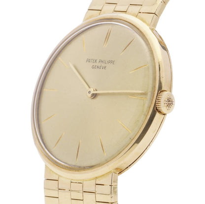 Vintage 1960s Patek Philippe Calatrava 3416 18ct Yellow Gold Manual Watch