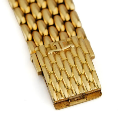 Vintage Jaeger LeCoultre 18ct Yellow Gold Ultra-Thin Quartz Watch