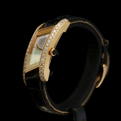 Yves Saint Laurent Rive Gauche 18ct Gold and Diamond Watch