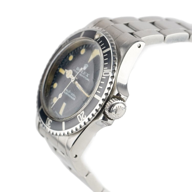 Vintage Rolex Submariner Mark I No Date Watch Ref 5513 in Original Condition, Circa 1977