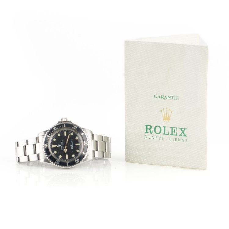 Vintage Rolex Submariner Mark I No Date Watch Ref 5513 in Original Condition, Circa 1977