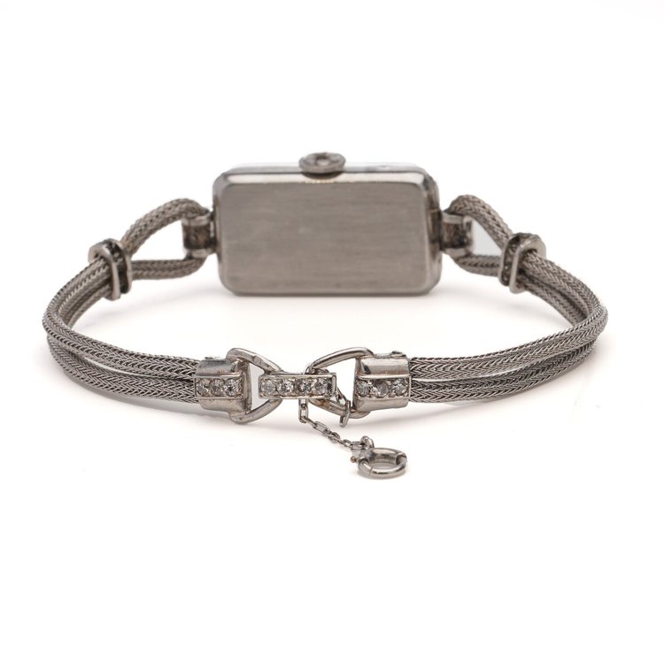 Patek Philippe Art Deco Diamond Platinum Watch