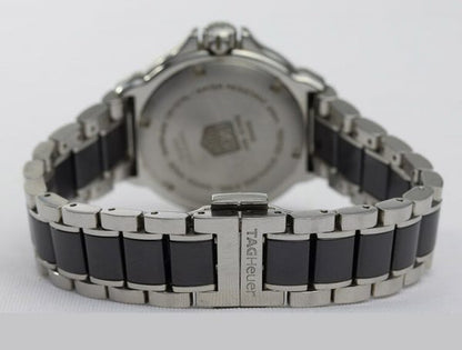 Tag Heuer Formula 1 Ladies Watch with Original Factory Set Diamond Bezel, on a ceramic and stainless steel bracelet with push button clasp