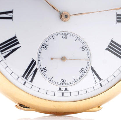 Vintage 1960s Vacheron and Constantin Chronometre Royal 18ct Yellow Gold Pocket Watch