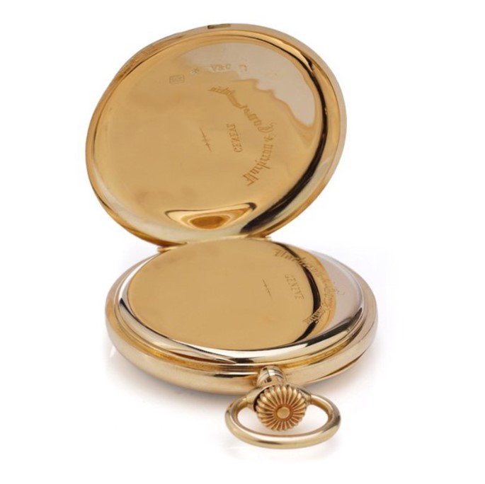 Vintage 1960s Vacheron and Constantin Chronometre Royal 18ct Yellow Gold Pocket Watch