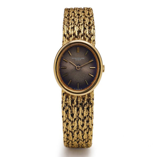 Vintage 1970s Patek Philippe Golden Ellipse 18ct Yellow Gold Bracelet Watch