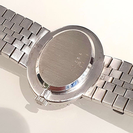 Vintage Kutchinsky Watch by Chopard with Onyx and Diamonds in 18ct White Gold, Circa 1970s