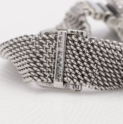 Patek Philippe Art Deco Platinum Old Cut Diamond Cocktail Watch on later adjustable strap