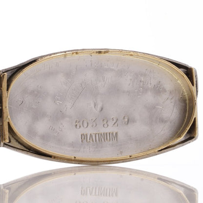 Patek Philippe Art Deco Old Cut Diamond Cocktail Watch signed