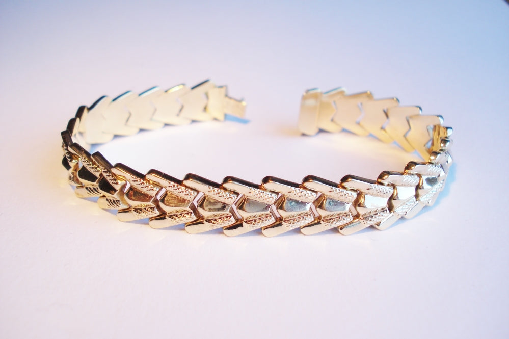 Vintage Gold Link Bracelet