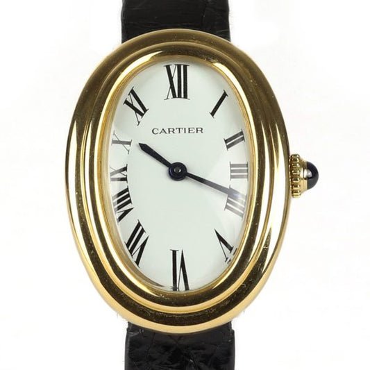 Cartier Baignoire 18ct Yellow Gold Ladies Watch