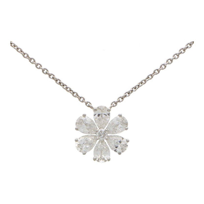 Vintage Harry Winston Forget Me Not Diamond Flower Pendant