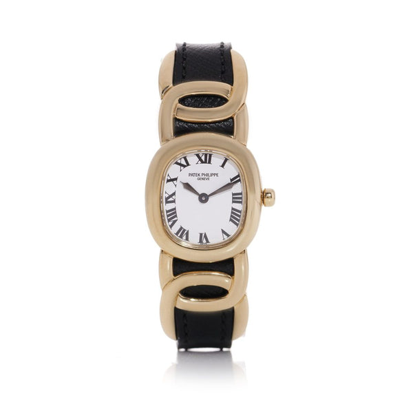 Vintage Patek Philippe Golden Ellipse 18ct Yellow Gold Quartz Watch, Ref. 4830. Made in Switzerland, Circa 1990s