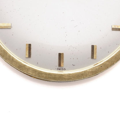 Vintage Vacheron Constantin 18ct Yellow Gold Open Face Extra Thin Dress Pocket Watch with brushed gold finish. Made in Switzerland, Circa 1960s