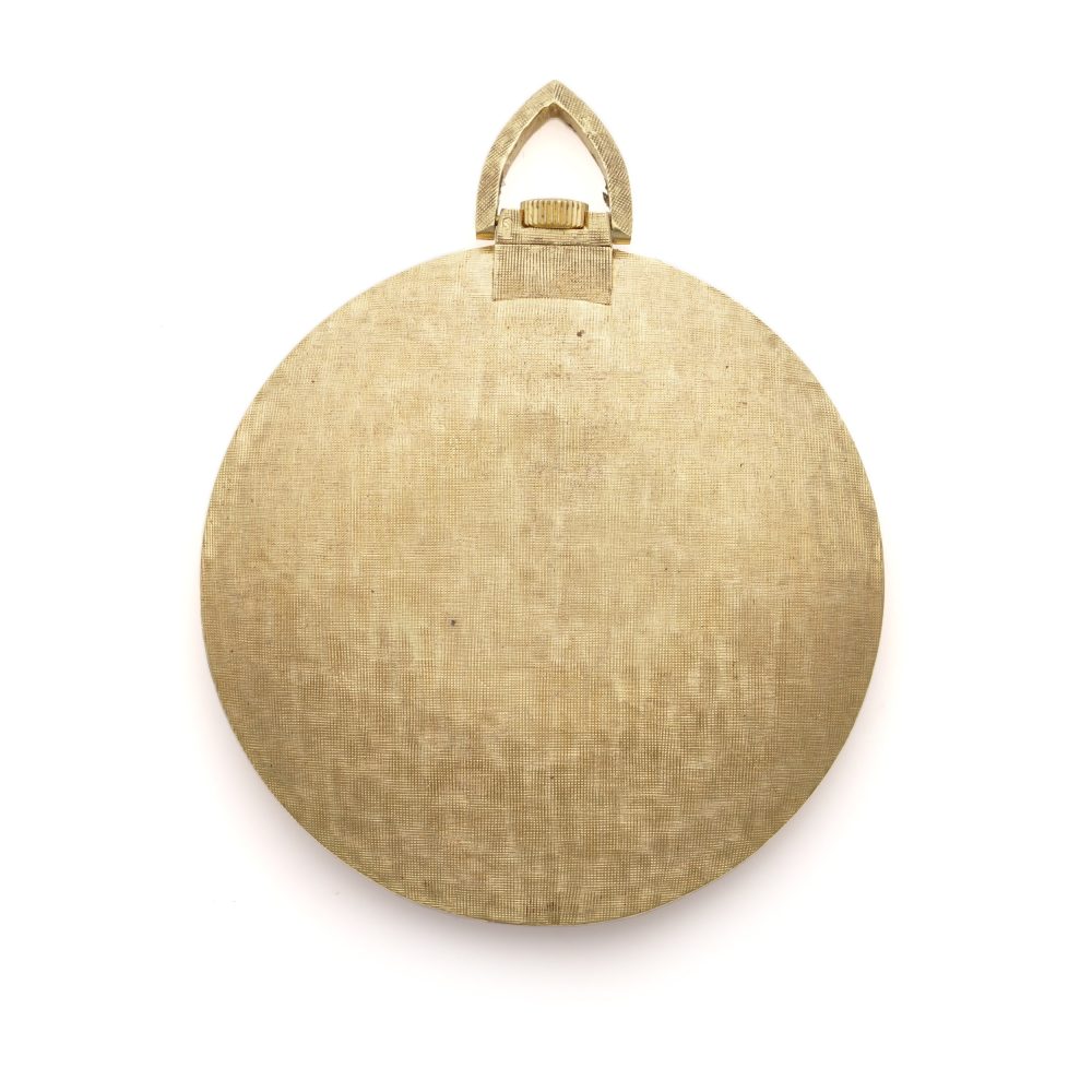 Vintage Vacheron Constantin 18ct Yellow Gold Open Face Extra Thin Dress Pocket Watch with brushed gold finish. Made in Switzerland, Circa 1960s