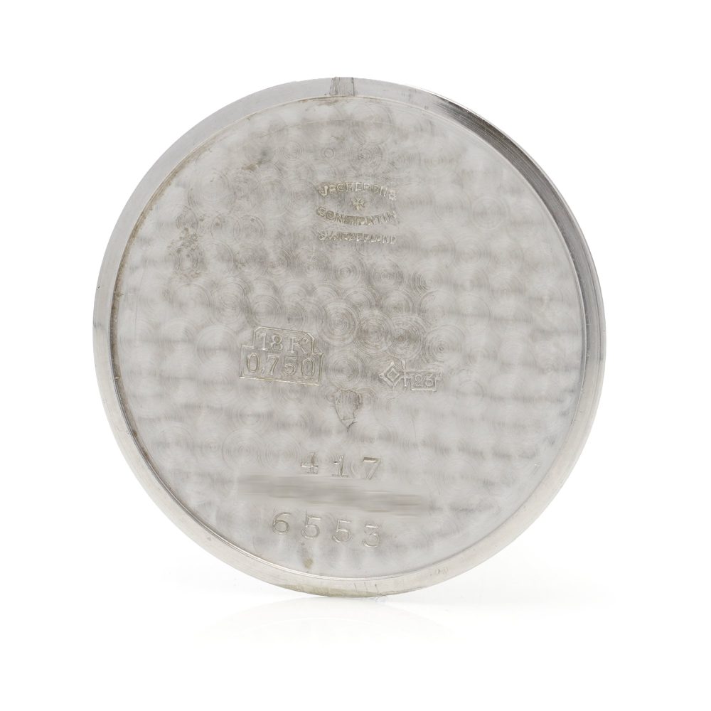 Vintage Vacheron Constantin 18ct White Gold Ladies Manual Winding Watch with Diamond Bezel