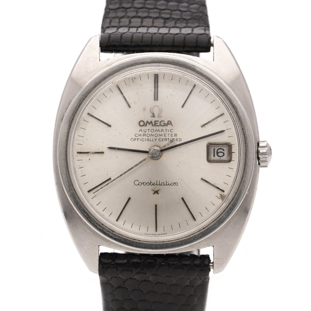 Vintage Omega Constellation Day Date 168.017 Stainless Steel Automatic Watch, Circa 1960s