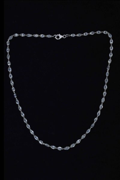 Briolette Cut Diamond Necklace Chain