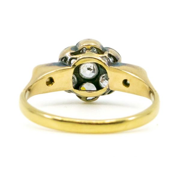 Edwardian Old Mine Cut Diamond Gold Ring
