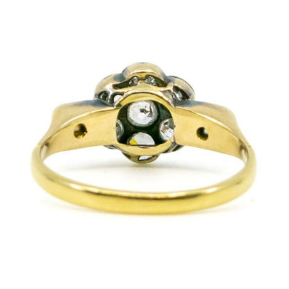 Edwardian Old Mine Cut Diamond Gold Ring