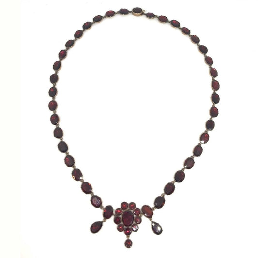 Antique Georgian Garnet Necklace
