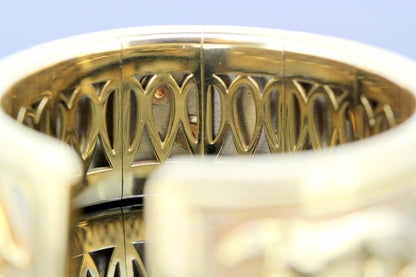 Vintage Panthére De Cartier 18ct Gold Bangle