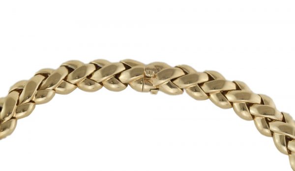 Vintage Van Cleef & Arpels 18 Carat Solid Gold Ladies Necklace, circa 1990s