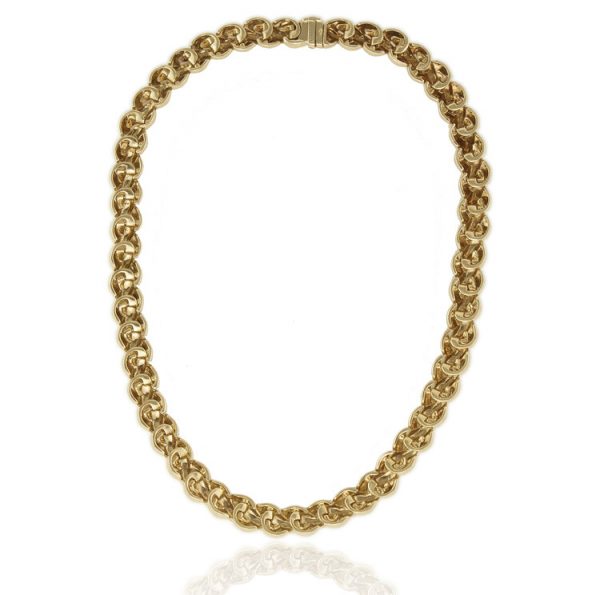 Vintage Van Cleef & Arpels 18 Carat Solid Gold Ladies Necklace, circa 1990s