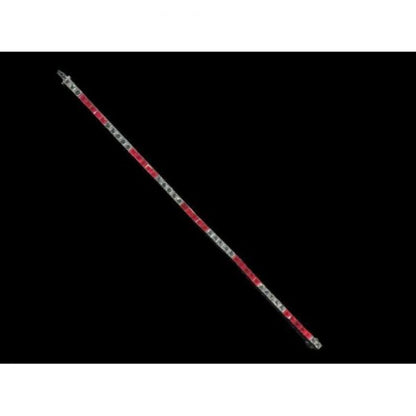 RUBY & DIAMOND PLATINUM BRACELET