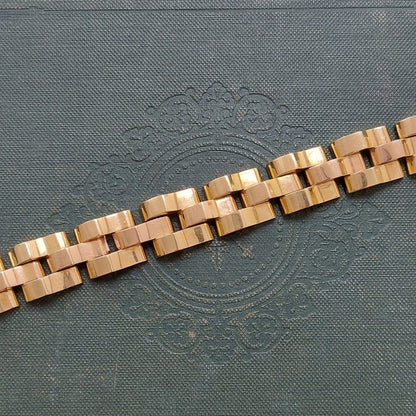Vintage Gold Tank Bracelet