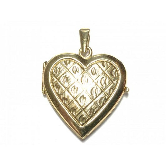 Vintage Italian Gold Heart Locket