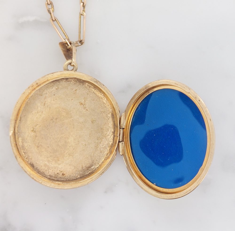 Vintage Locket and Chain Necklace