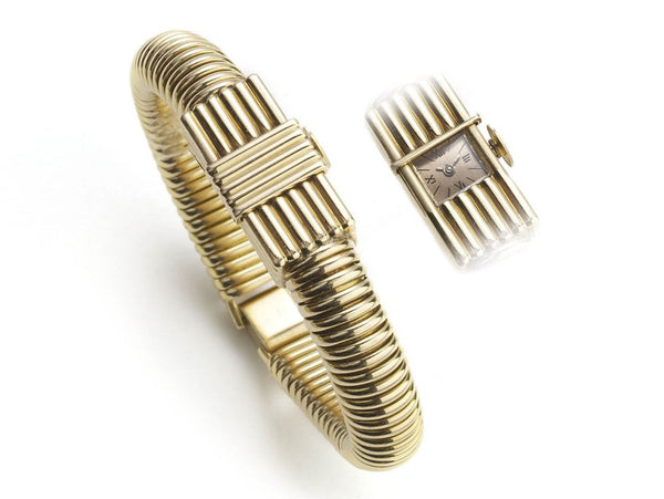 Vintage Universal Gold Slide Watch