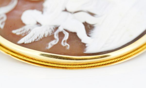 Victorian Carnelian Cameo Brooch, 15ct Yellow Gold, Circa 1870's